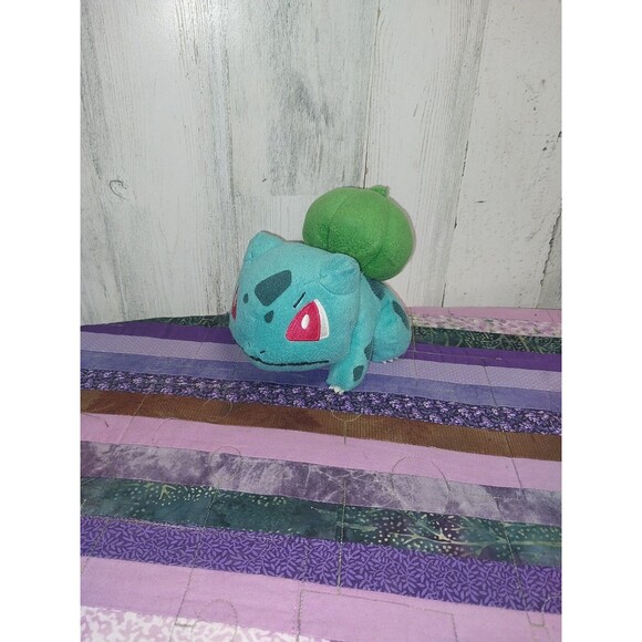 2015 Tomy Nintendo Pokemon Bulbasaur Plush Stuffed Doll 6" Toy - Picture 1 of 9